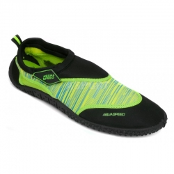 Obuwie plażowe, buty do wody, dziecięce MODEL 2B zielone Aqua-Speed